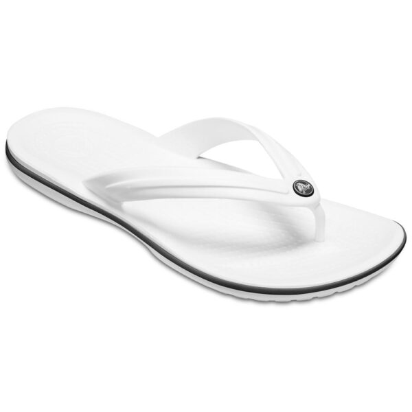 Chinelo Crocs Crocband Flip WHITE - Image 2