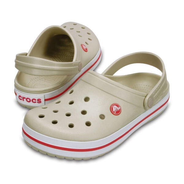 Sandália Crocs Crocband Clog STUCCO/MELON - Image 3