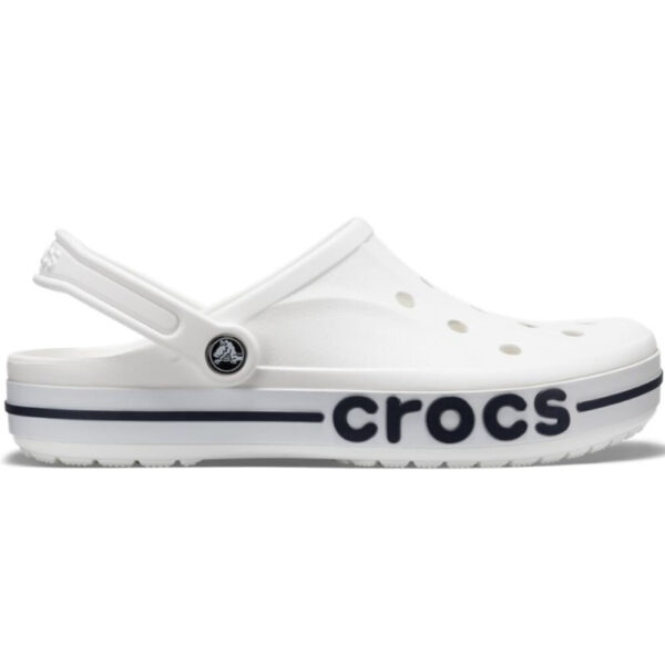 Sandália Crocs Bayaband Clog WHITE/NAVY - Image 5