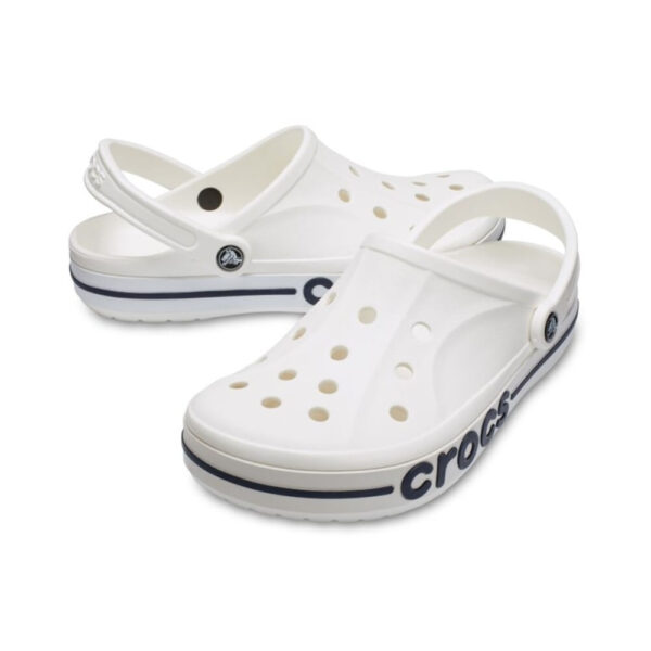 Sandália Crocs Bayaband Clog WHITE/NAVY - Image 7