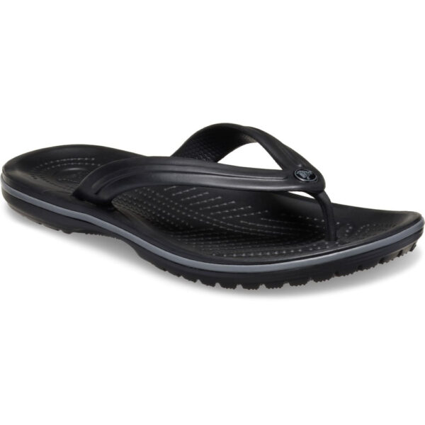 Chinelo Crocs Crocband Flip BLACK/SLATE GREY - Image 2
