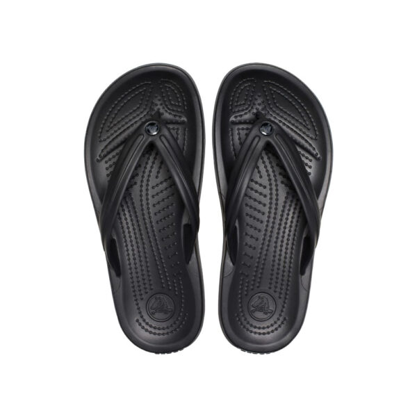 Chinelo Crocs Crocband Flip BLACK/SLATE GREY - Image 5