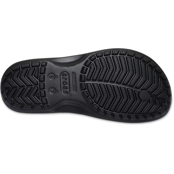 Chinelo Crocs Crocband Flip BLACK/SLATE GREY - Image 6