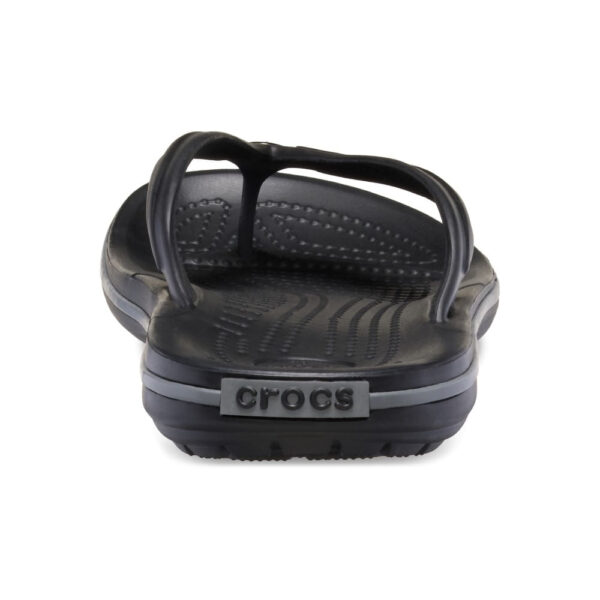 Chinelo Crocs Crocband Flip BLACK/SLATE GREY - Image 7