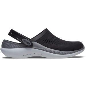 Sandália Crocs LiteRide 360 Clog BLACK/SLATE GREY