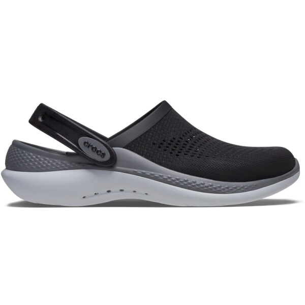 Sandália Crocs LiteRide 360 Clog BLACK/SLATE GREY